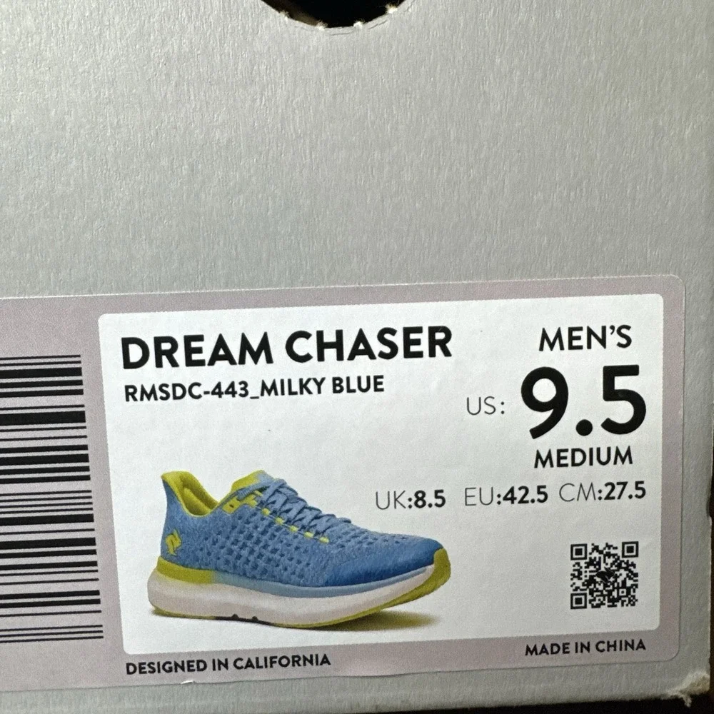 Rabbit Dream Chaser Running‎ Shoes- Milky Blue Men's 9.5 Worn Once!